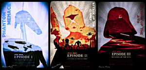  SW Prequel Trilogy Posters/Collage