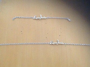 Super Junior Necklace and bracelet