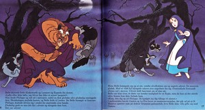  Walt Disney Book larawan - The Beast & Princess Belle