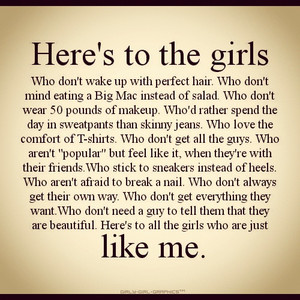 Here's to the girls!!♥