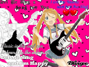 anime girl guitar 