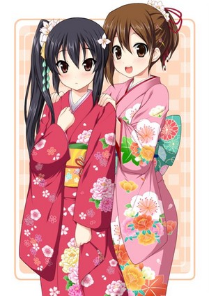  chimono, kimono Anime girl