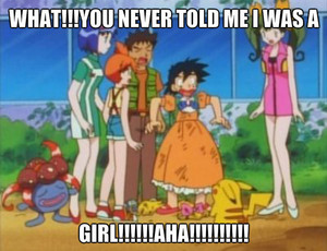 ASH WAS A GIRL!