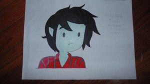  My Drawing Of-Adventure Time:Marshall Lee