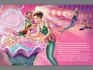  búp bê barbie Pearl Princess,page book