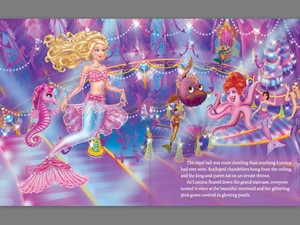  búp bê barbie Pearl Princess,page book