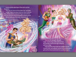  बार्बी Pearl Princess,page book