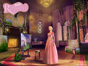  Barbie as Rapunzel Poster