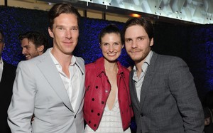  Benedict, Daniel and Felicitas at HBO’s Pre-Golden Globes Event