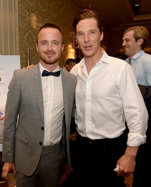  Benedict and Aaron at the Bafta tee Party