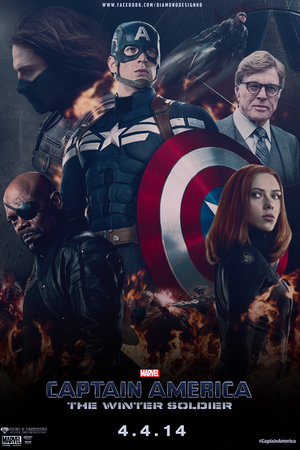  Captain America: Winter Soldier (FAN MADE) Poster
