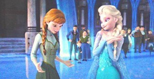  reyna Elsa and Princess Anna