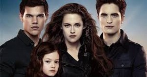 Jacob,Renesmee,Bella and Edward