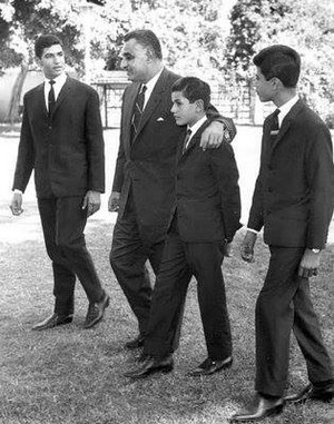  Nasser w/ his sons