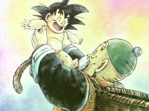  Goku and Grandpa Gohan
