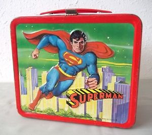  A Vintage सुपरमैन Lunchbox