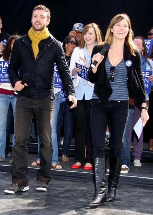  Jessica and her husband Justin Timberlake