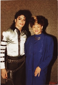 Michael Backstage With Stacy Lattisaw