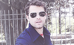 Misha in sunglasses