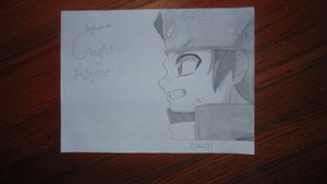  My Drawing Of-Beyblade:Gingka Higane
