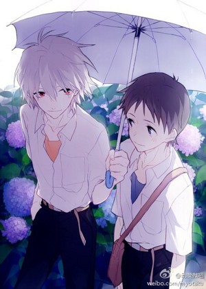  Kaworu and Shinji