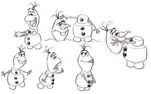  Frozen: Olaf Sketches