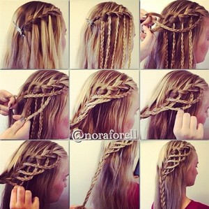 Wow pretty! 爱情 to have my hair like that