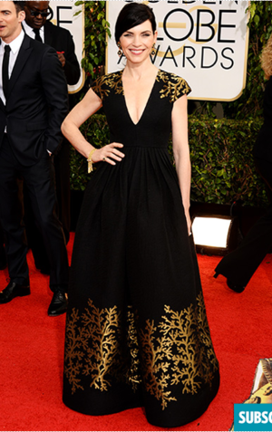  Golden Globes 2014: Red Carpet Style, Julianna Margulies in Andrew Gn