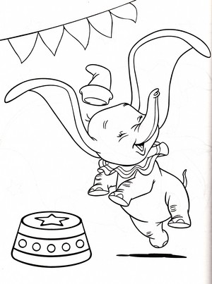 Walt Disney Coloring Pages - Dumbo