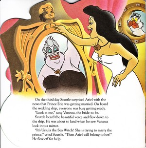  Walt ডিজনি Book প্রতিমূর্তি - Ursula, Vanessa & Scuttle