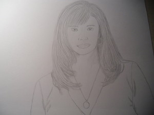 Lauren Holly drawing