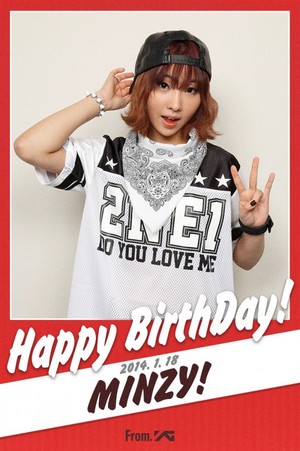  YG Entertainment wishes Minzy a happy birthday!
