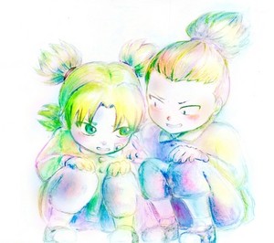  鹿丸 and Temari