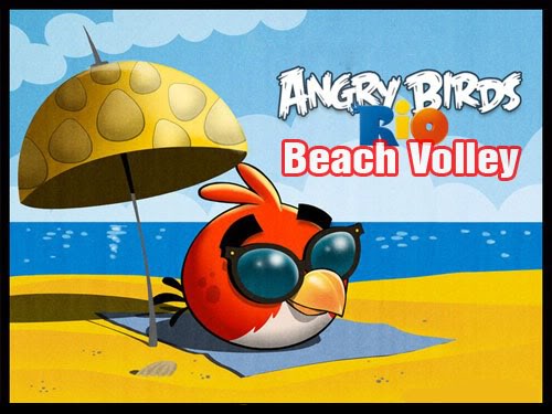 angry birds praia