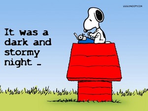  Snoopy écriture