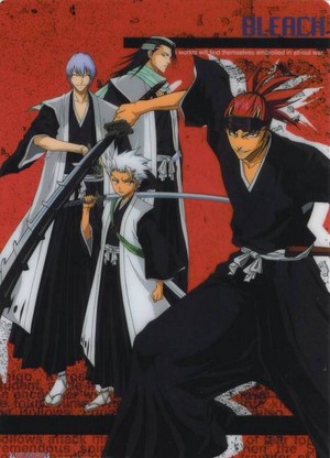  Gin, Byakuya, Toshiro and Renji