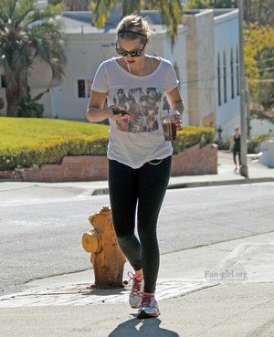  Claire out in Hollywood Hills - January 19th