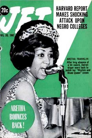  Aretha Franklin On The Cover Of JET Magazine