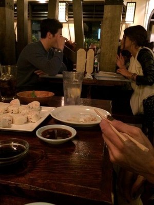  David and Selena sushi date: January 26, 2014