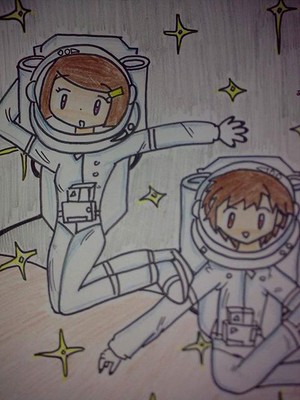  Takuya and Kari Astronauts/space Энджел