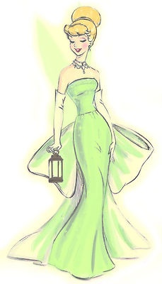 Tinker Bell with Gown