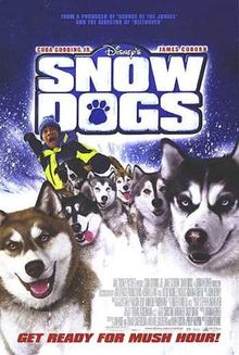  Movie Poster For The 2002 डिज़्नी Film, "Snow Dogs"