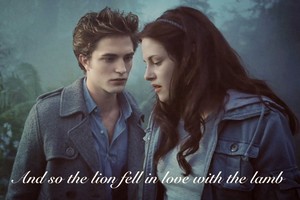  And so the lion fell in love with the lam