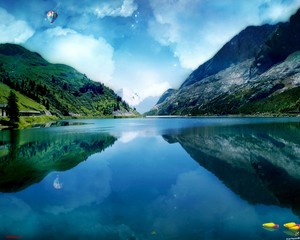  Beautiful lake