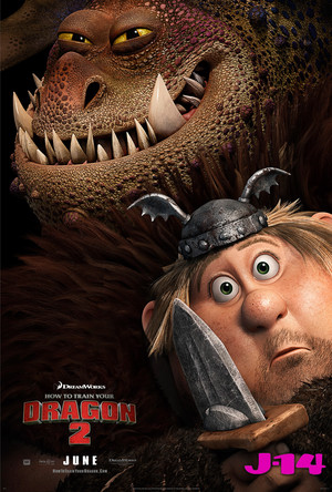  How to Train Your Dragon 2 Poster Featuring Fishleg and Cronkle