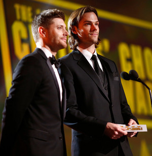  Jensen and Jared at the Critics' Choice Awards 2014