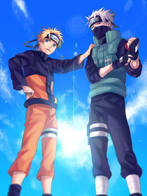  Kakashi Hatake and Naruto Uzumaki