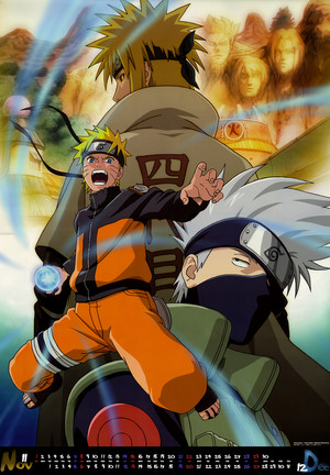  Kakashi Hatake, Naruto and Minato