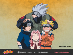  Kakashi Hatake, Naruto, Sasuke and Sakura