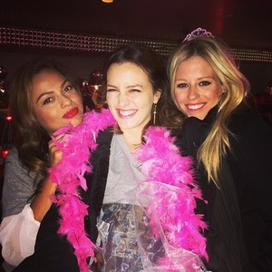  Leighton Meester bachelorette party at Burger Mary’s 02/01/14